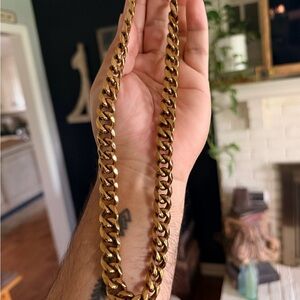 Vitaly Chunky Gold Chain Necklace